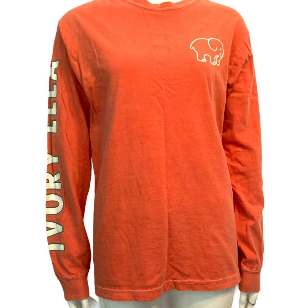 Ivory Ella Long Sleeve Tee Shirt Spell out